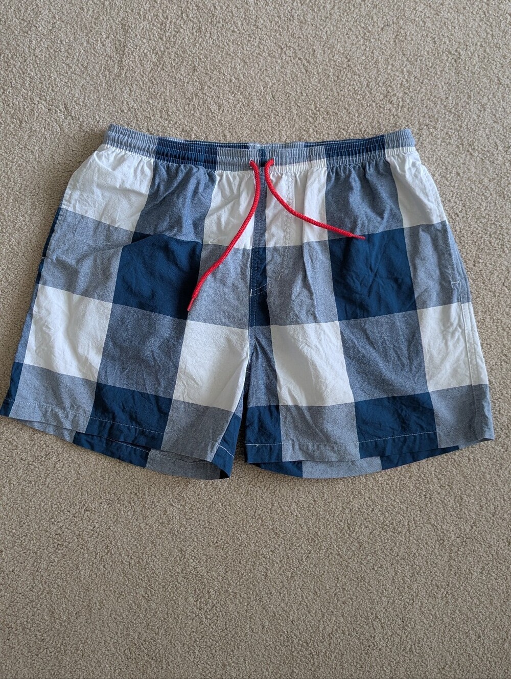 Chubbies Men's Buffalo Plaid Check Casual Shorts 100% Cotton 4.5" Inseam Sz L